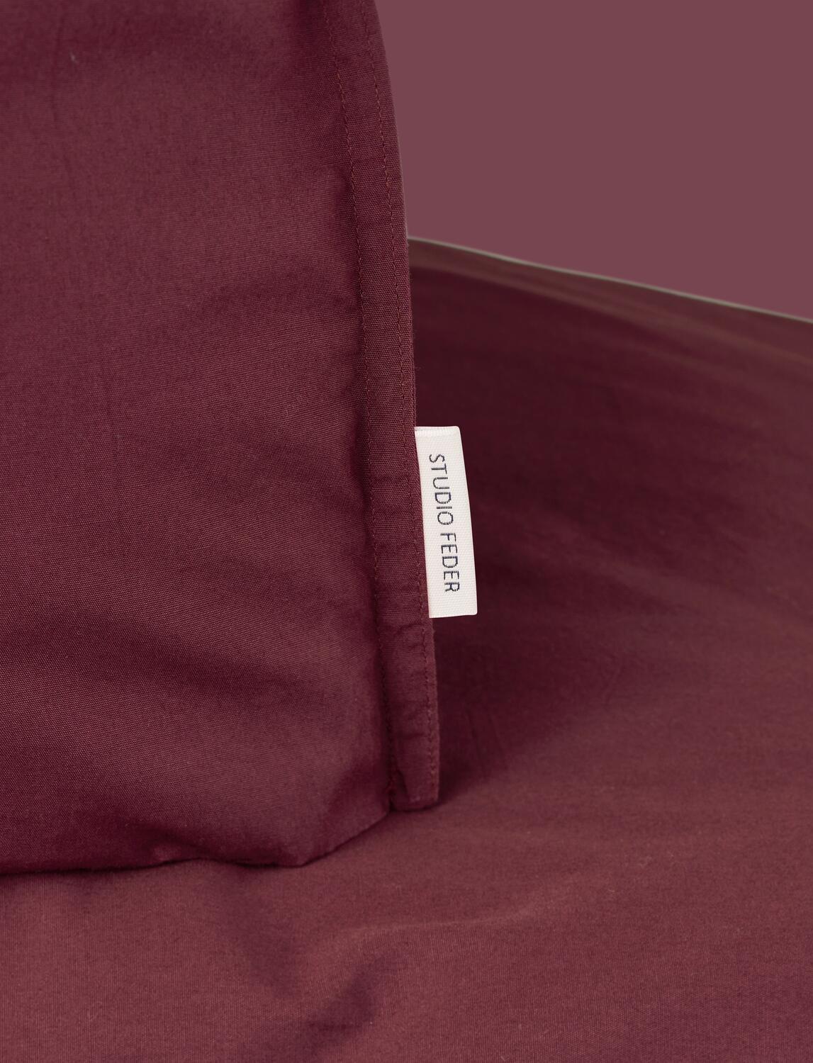 Sengesæt - bordeaux